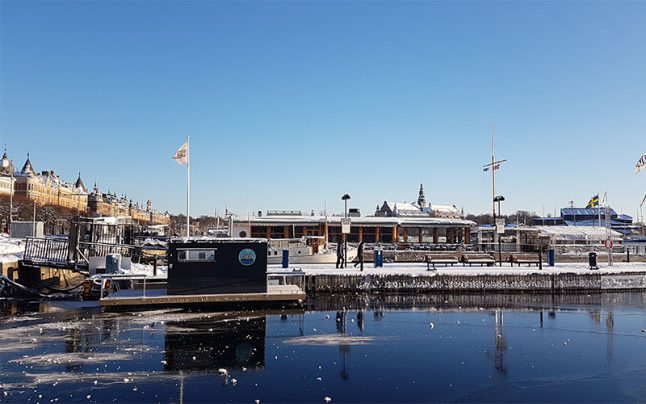 Kaufen Sie unsere Saunafloß am Strandvägen in Stockholm
