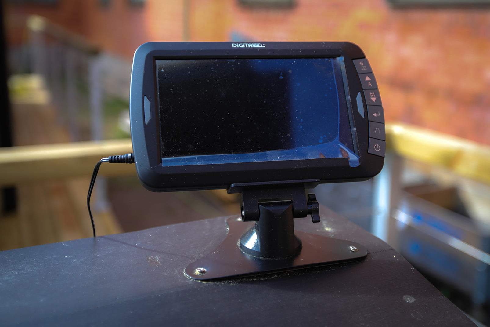 Screen for rear-view camera
