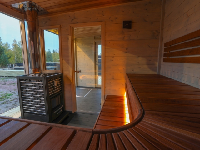Sauna raft from Marinbastun