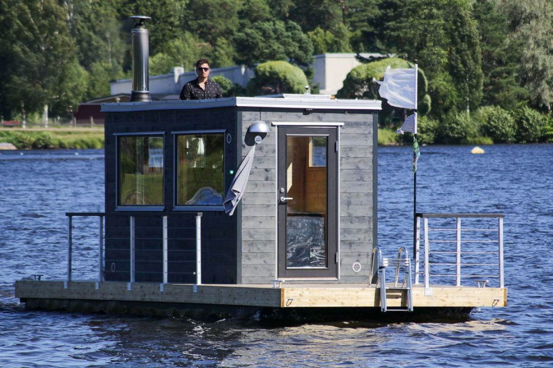 Unsere funktionale Sauna Leo mit Motor