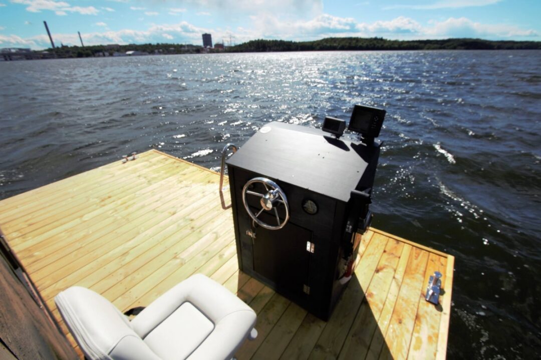 Sauna raft Frank XL delivered to Stocksund