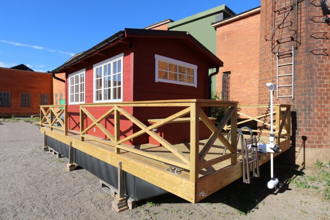 Badstuebåt med trehåndtak