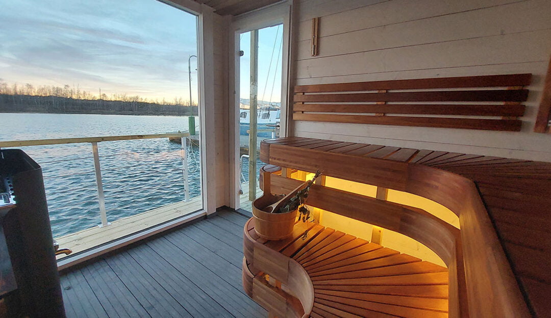 Aussicht von der Sauna