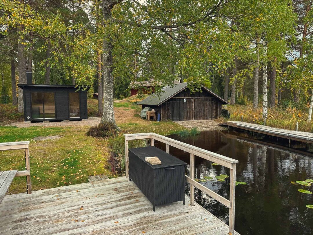 Wood-fired sauna cabin Ella for the garden