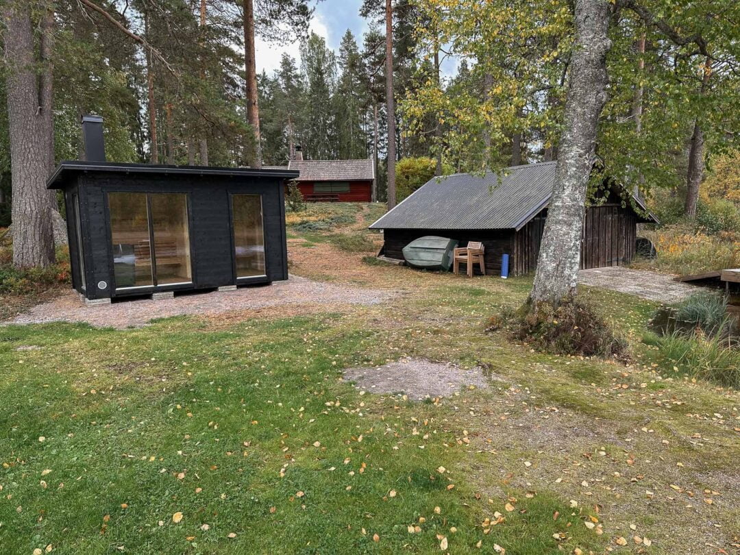 Wood-fired sauna cabin Ella for the garden