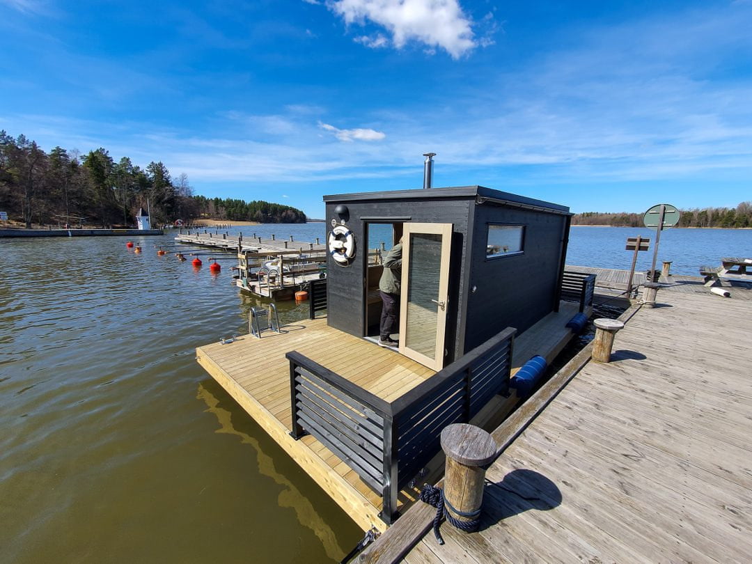 Sauna-Floß „Frank XL“, Modell Marinbastun