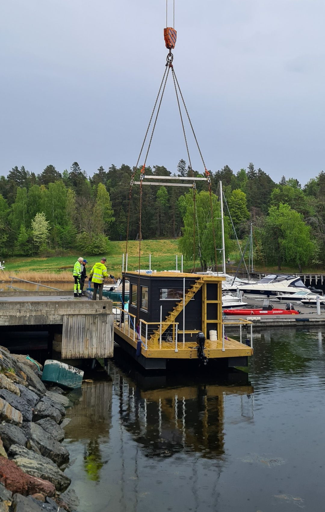 Levering av badstuflotte til Norge