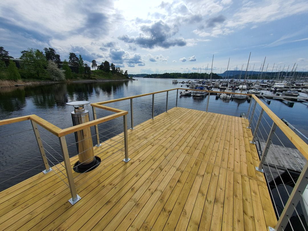 Badstueflåte med takterrasse