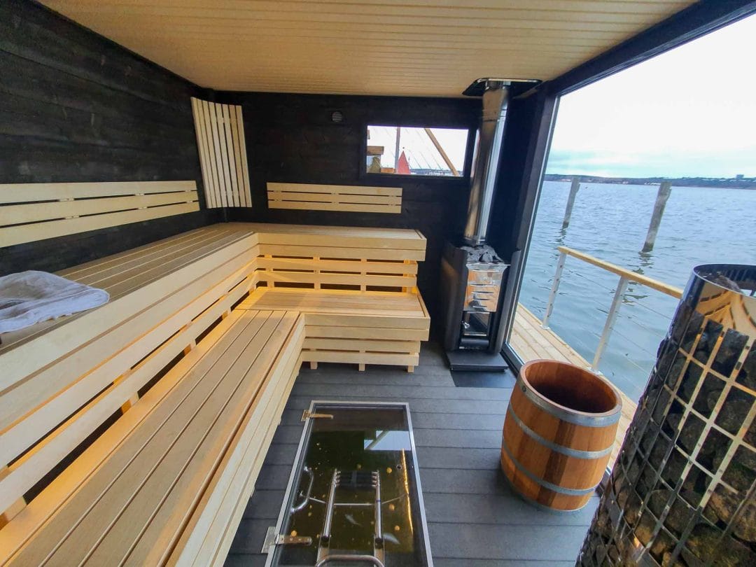 Hexagroup Åland sauna raft Melvin 06