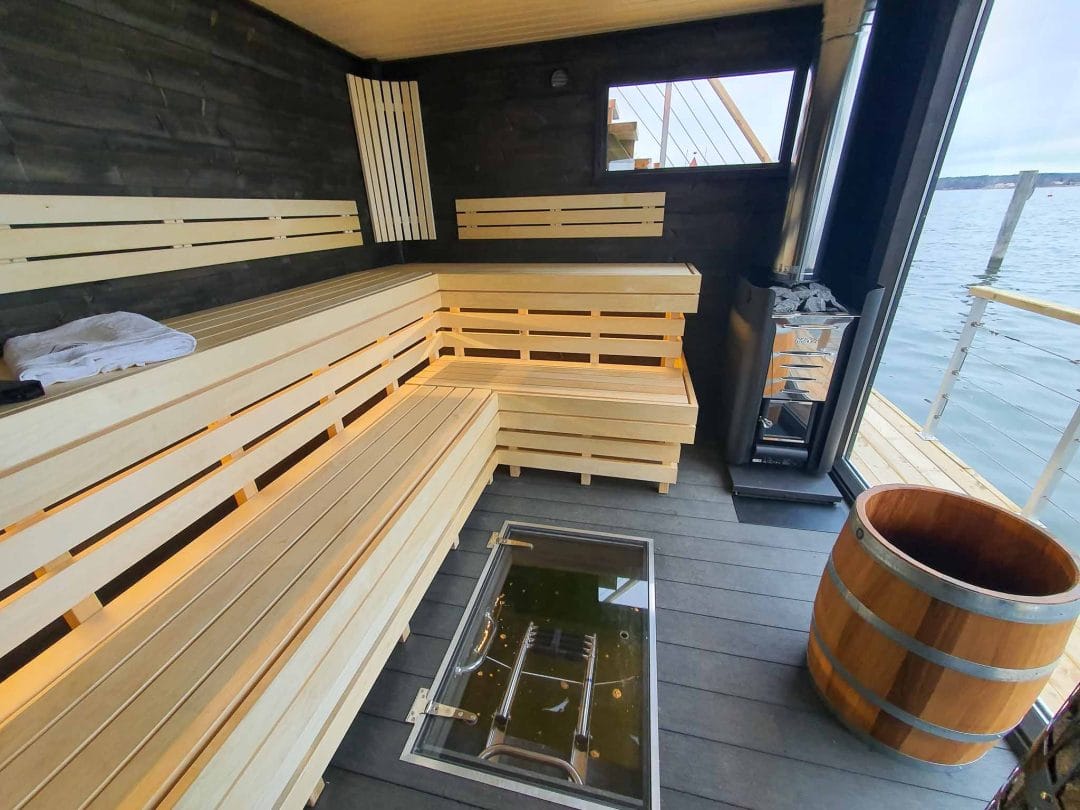 Hexax group Åland sauna floe Melvin 08