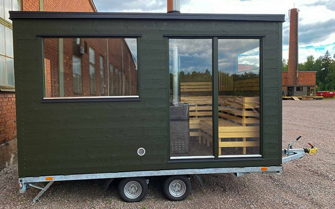 Leverans till Rast Sauna i Norge