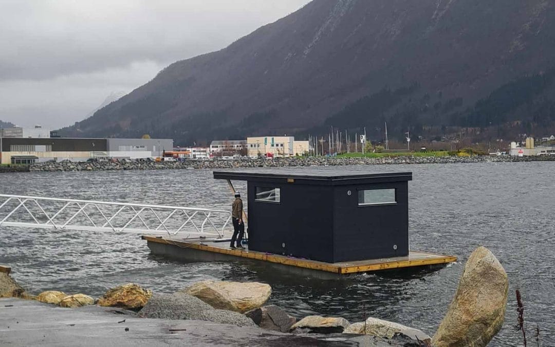 Leverans av Frank XL till Sjöbris Sauna