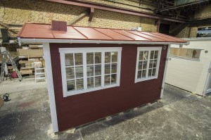 New sauna model with leaded windows