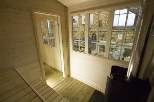 View from the sauna room