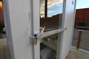 Türschloss für das Saunafloß Ella Mini