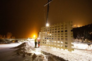 Sauna-Floß von Marinbastun nach Gaustablikk  