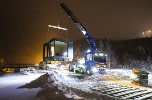 Sauna-Floß von Marinbastun nach Gaustablikk  