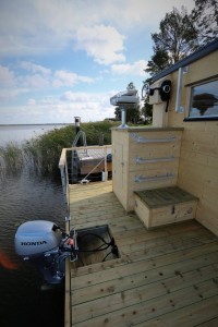 Bastuflotte Frank med styreposisjon