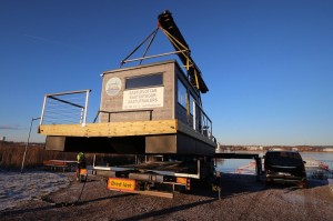 Sauna raft delivery to Maison Forte - Marinbastun 
