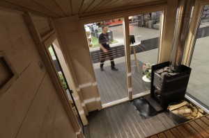 Saunahütte auf der Gartenmesse 2019 – Marinbastun