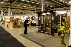 Saunahütte auf der Gartenmesse 2019 – Marinbastun