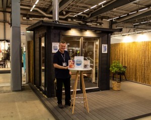 Saunahütte auf der „Nordiska Trädgårdar 2019“ – Marinbastun